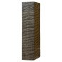Black stabilized curly Mango wood block