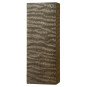 Black stabilized curly Mango wood block