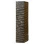 Black stabilized curly Mango wood block
