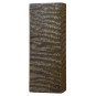 Black stabilized curly Mango wood block