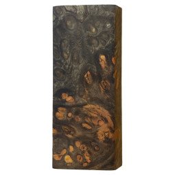 Black Stabilized Neem Burl Block