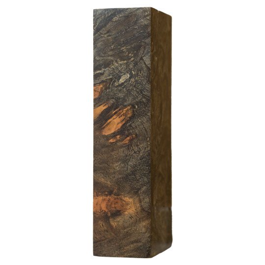 Black Stabilized Neem Burl Block