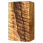 Stabilized Curly Mango Wood Block