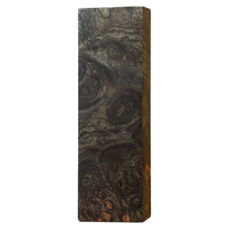 Black Stabilized Neem Burl Block
