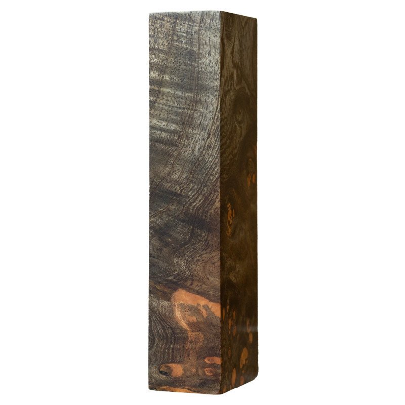 Black Stabilized Neem Burl Block