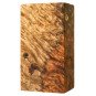 Premium stabilized Amboyna burl block