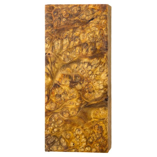 Premium Stabilized Amboyna burl block
