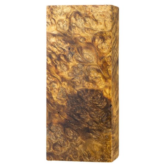 Premium Stabilized Amboyna burl block