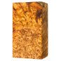 Premium stabilized Amboyna burl block