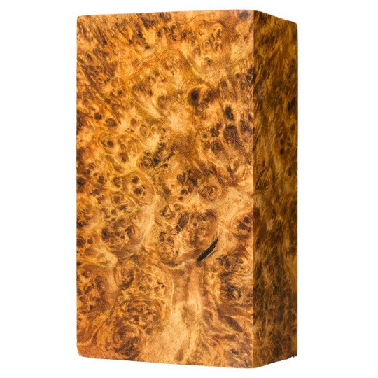 Premium Stabilized Amboyna burl block
