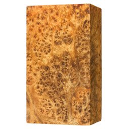 Premium Stabilized Amboyna burl block