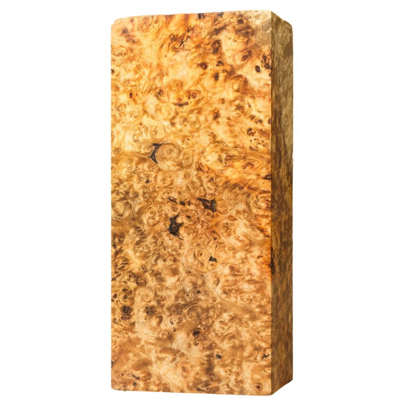 Premium Stabilized Amboyna burl block