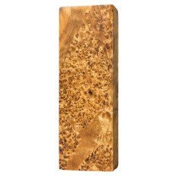 Premium Stabilized Amboyna burl block