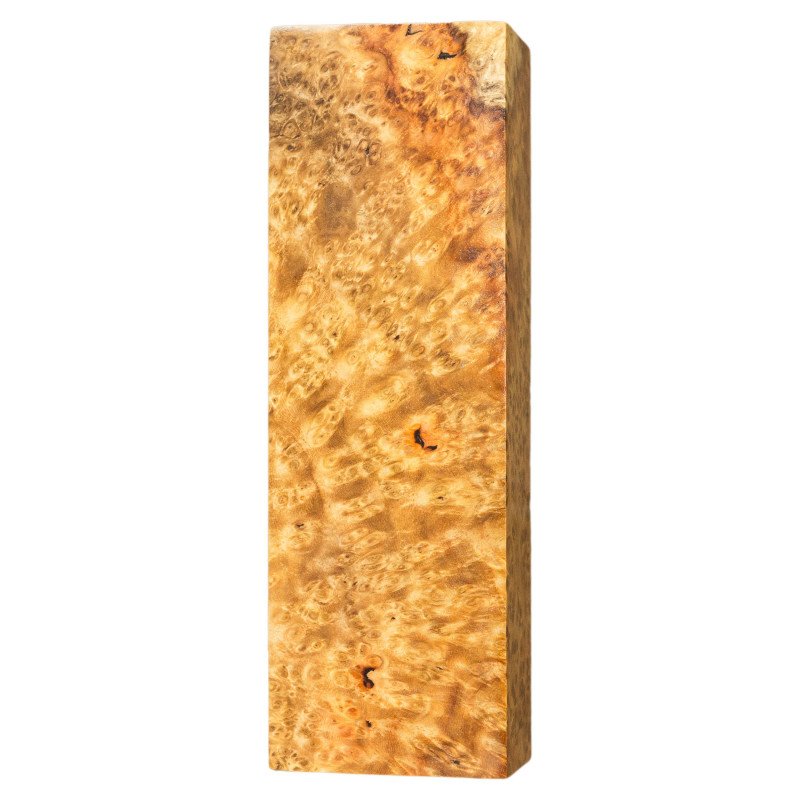 Premium Stabilized Amboyna burl block