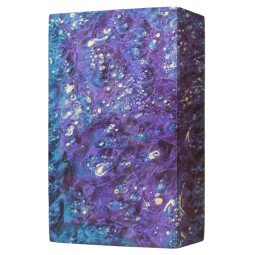 Blue-Purple Stabilized Box Elder Burl