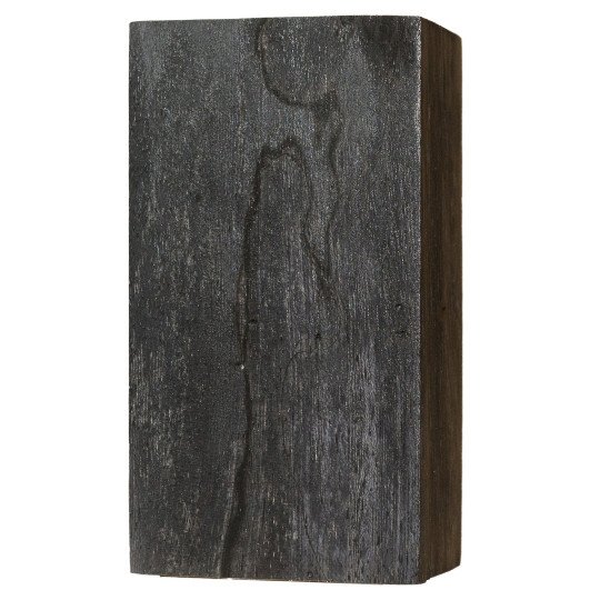 Black Stabilized Spalted Tamarind Wood Block