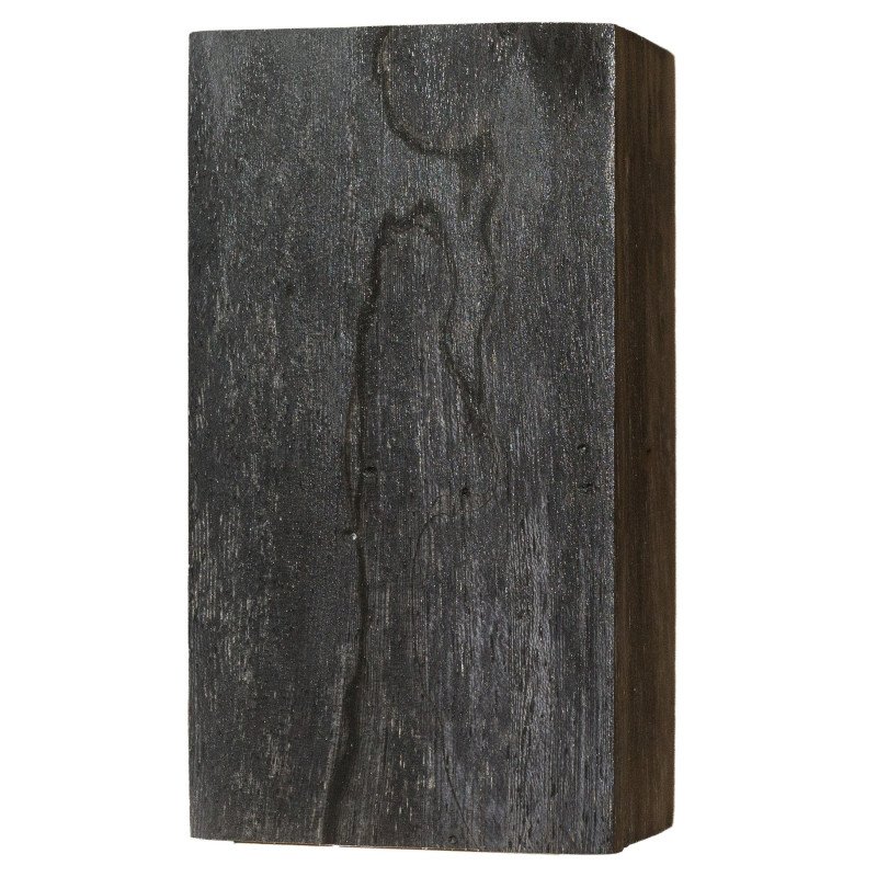 Black Stabilized Spalted Tamarind Wood Block