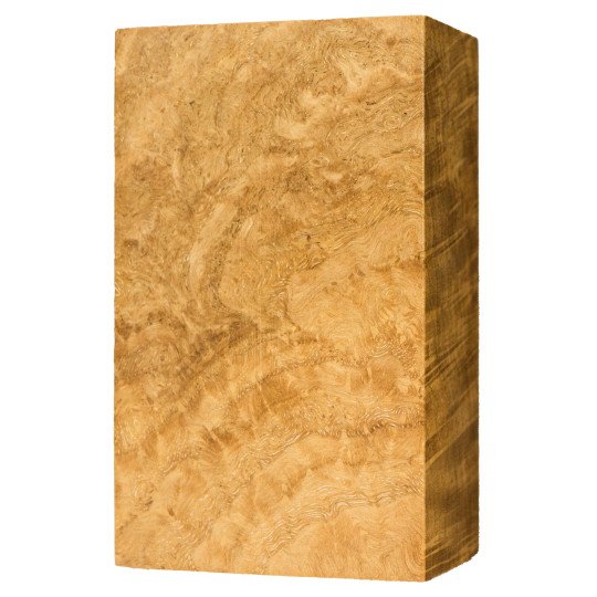 Stabilized Spaghetti Oak Burl Block