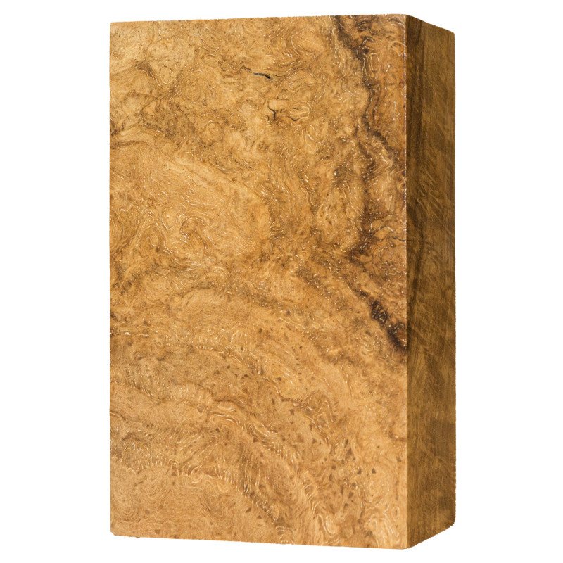 Stabilized Spaghetti Oak Burl Block