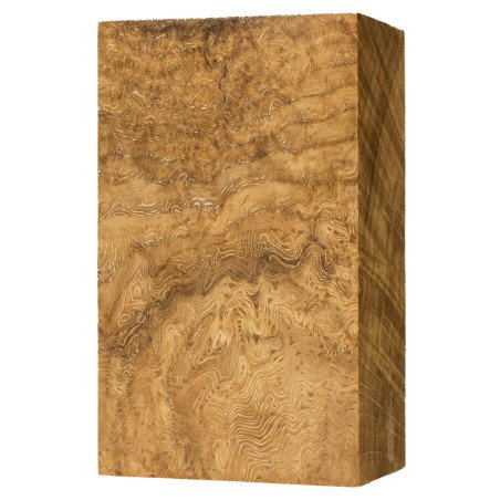 Stabilized Spaghetti Oak Burl Block