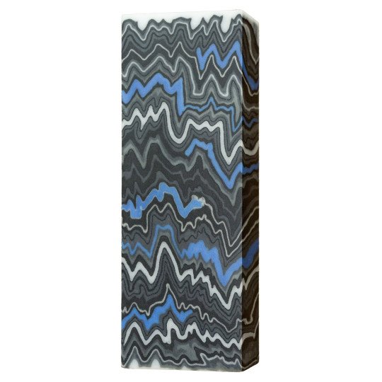 Blue-Gray-Black Micarta