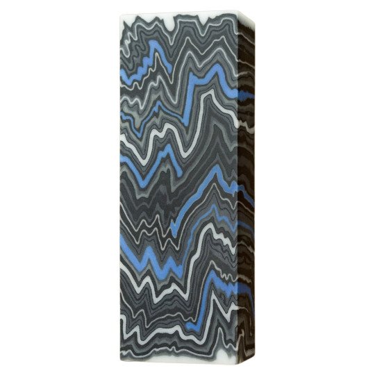 Blue-Gray-Black Micarta