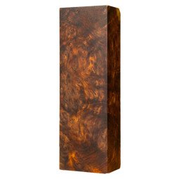 Premium Stabilized Amboyna burl block