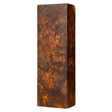 Premium Stabilized Amboyna burl block