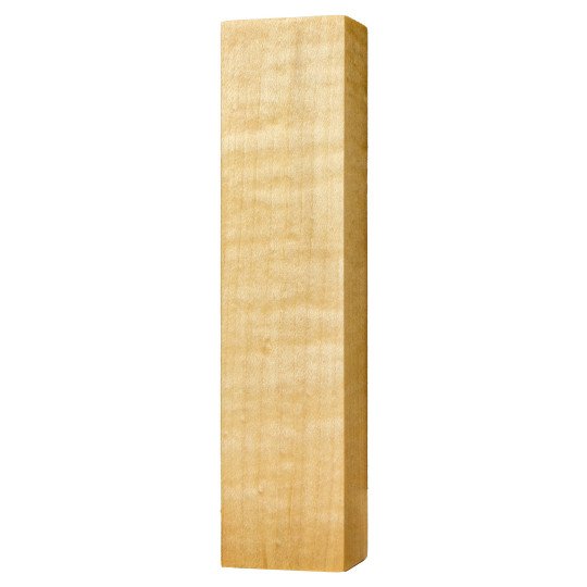 Stabilized Curly Maple Block