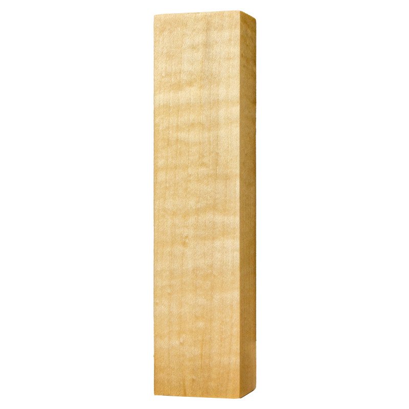 Stabilized Curly Maple Block