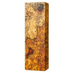 Premium Stabilized Amboyna burl block