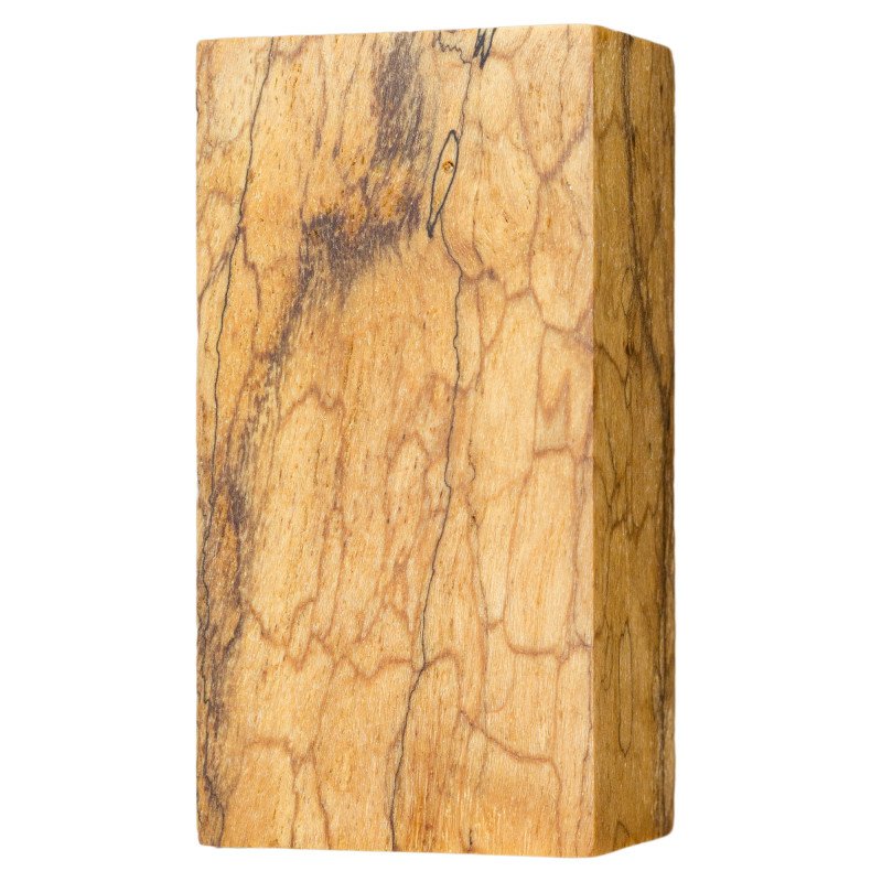 Stabilized Spalted Ambulu Wood Block