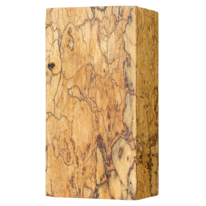 Stabilized Spalted Ambulu Wood Block