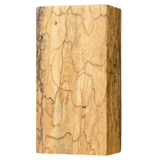 Stabilized Spalted Ambulu Wood Block