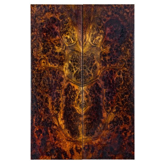 Stabilized Amboyna Burl Scales