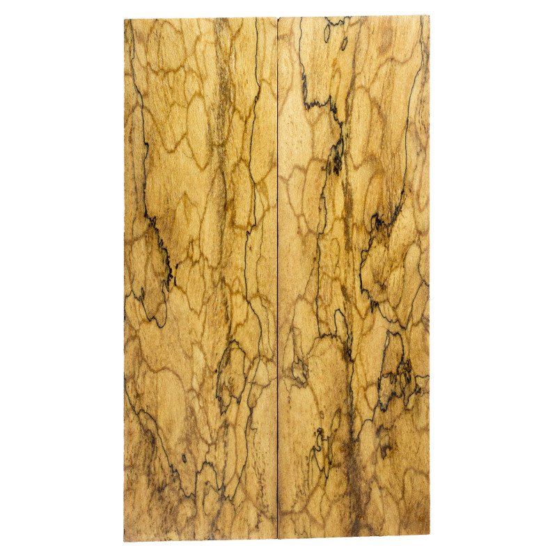 Stabilized Spalted Ambulu Wood Scales