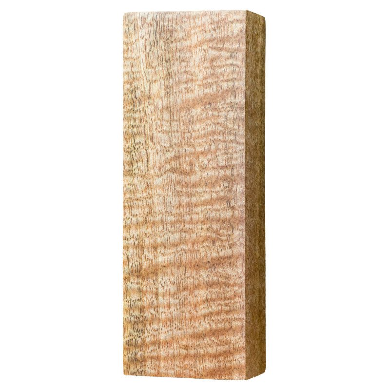 Stabilized Curly Mango Wood Block