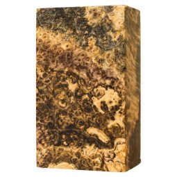 Stabilized Spalted Amboyna burl block