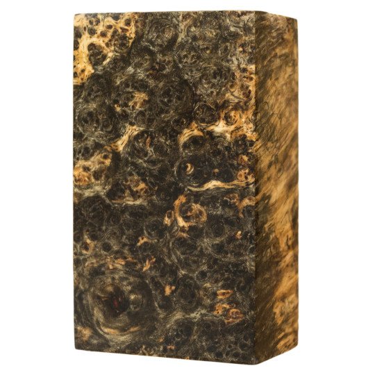 Stabilized Spalted Amboyna burl block