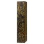 Black stabilized Amboyna burl block