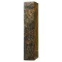 Black stabilized Amboyna burl block